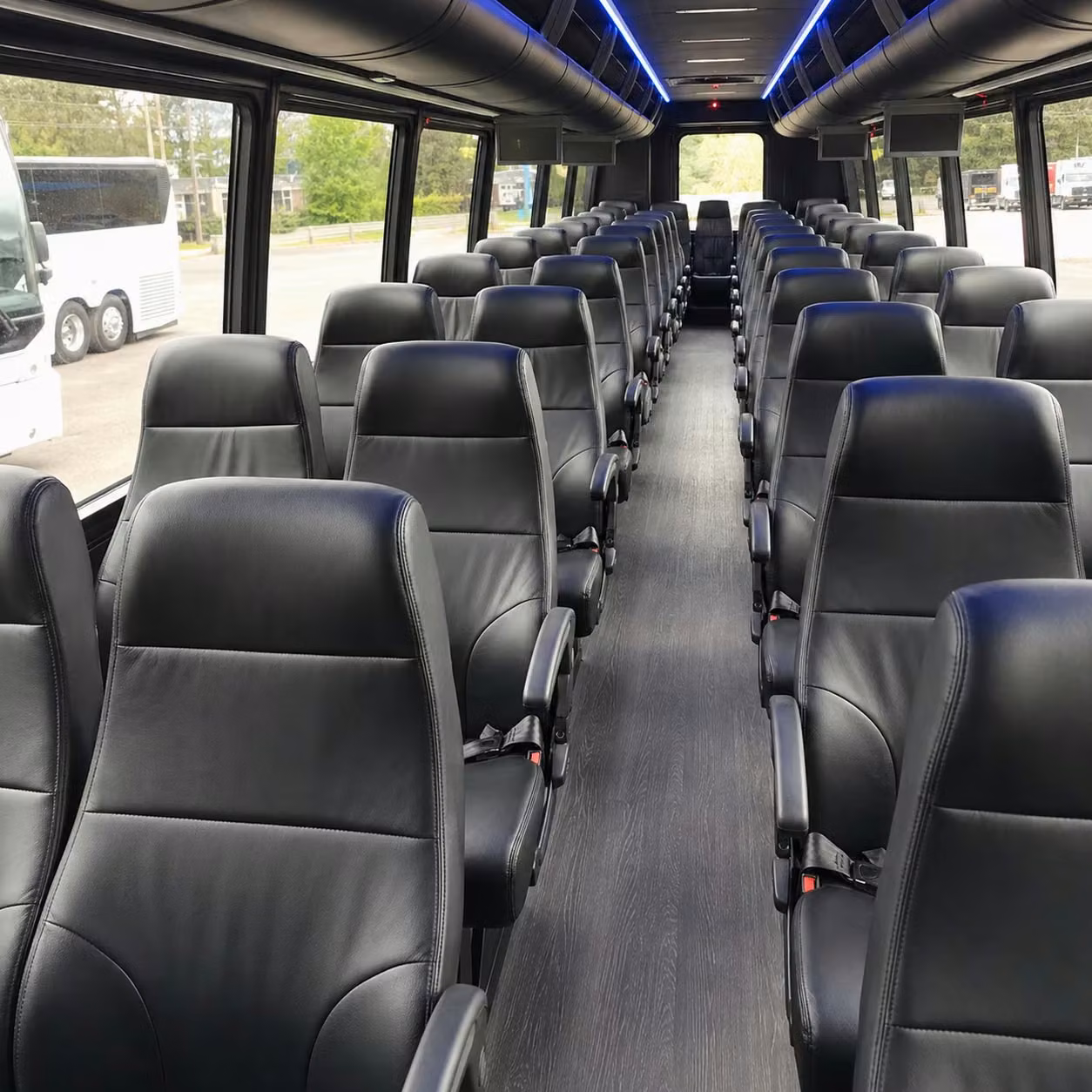 35 passenger minibus inside
