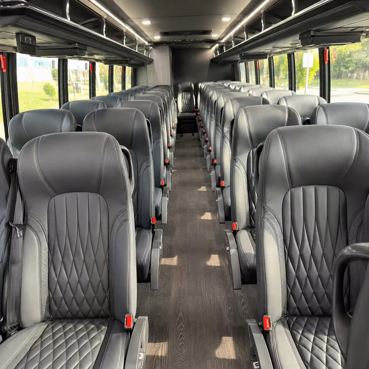 35 passenger minibus interior
