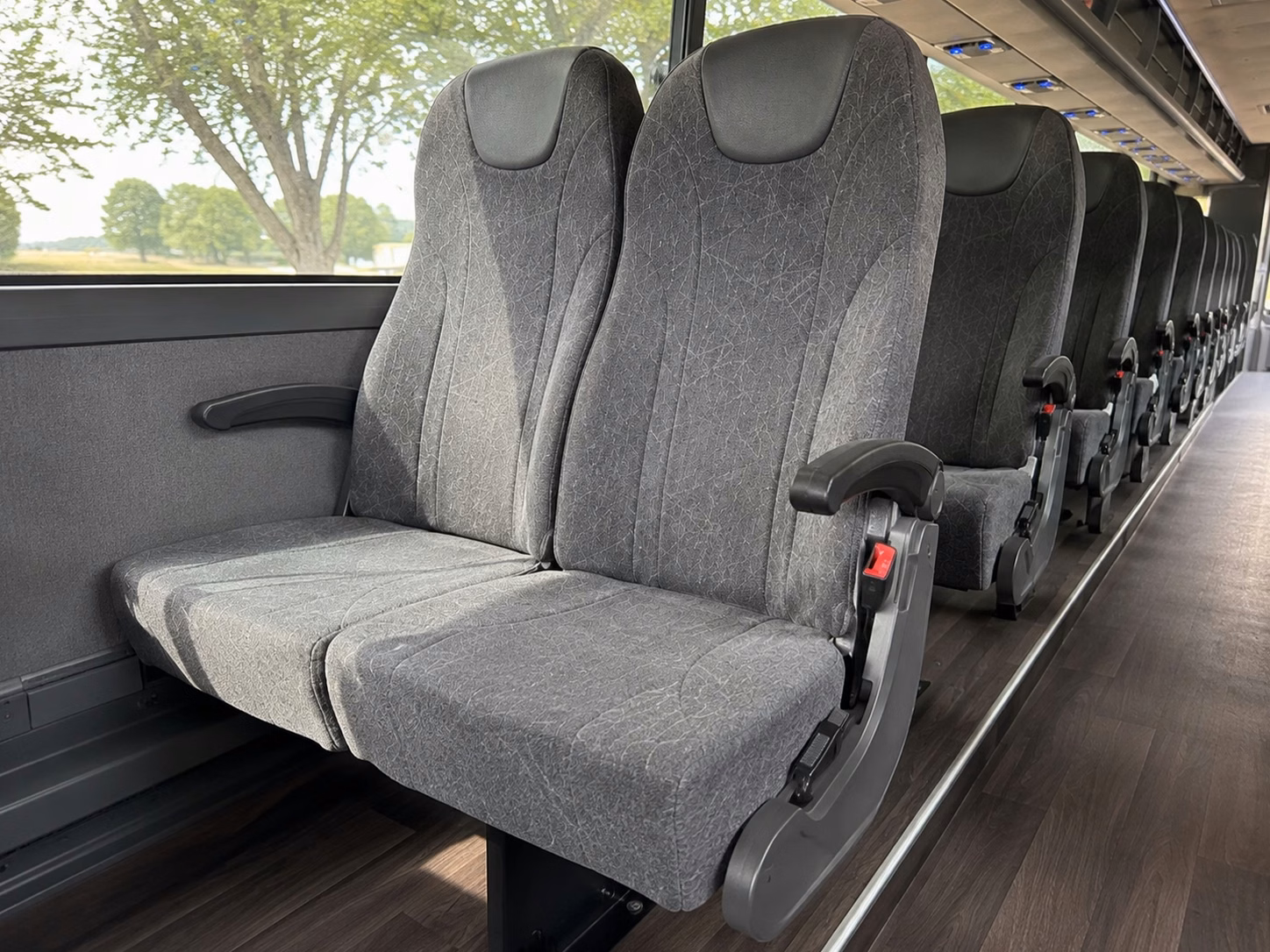 corpus christi charter bus rental interior